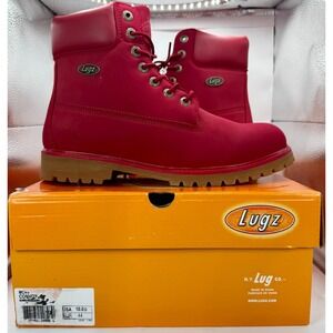 Lugz Men's Convoy 6 inch Boot in Mars Red/Gum - MCNVYD-6080 with Size: 10 D